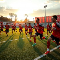 鹿岛鹿角体能训练升级，备战阿尔希拉尔半决赛